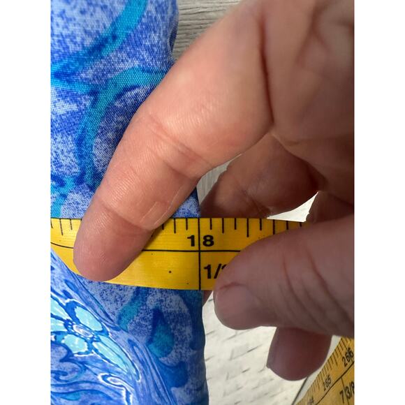 Rabbit Pesigns sundress fitted sleeveless blue nautical coastal print Borgella - Picture 8 of 11